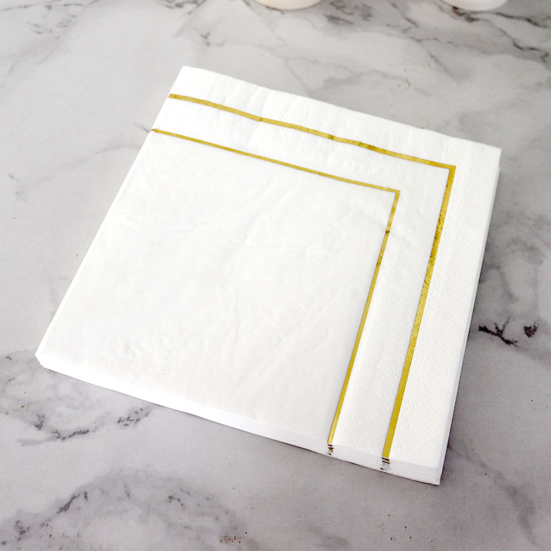 Home Textiles Towel - Guardanapos de papel de mesa elegante