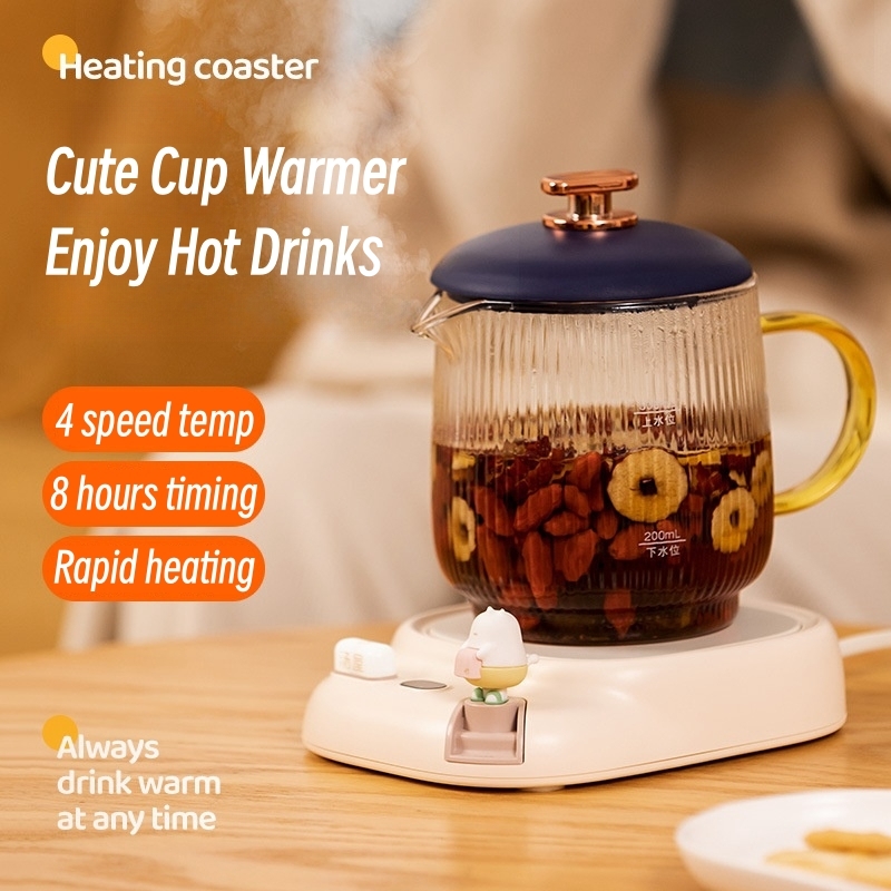 Heated Pad Electric - Aquecedor de caneca de café 40w,