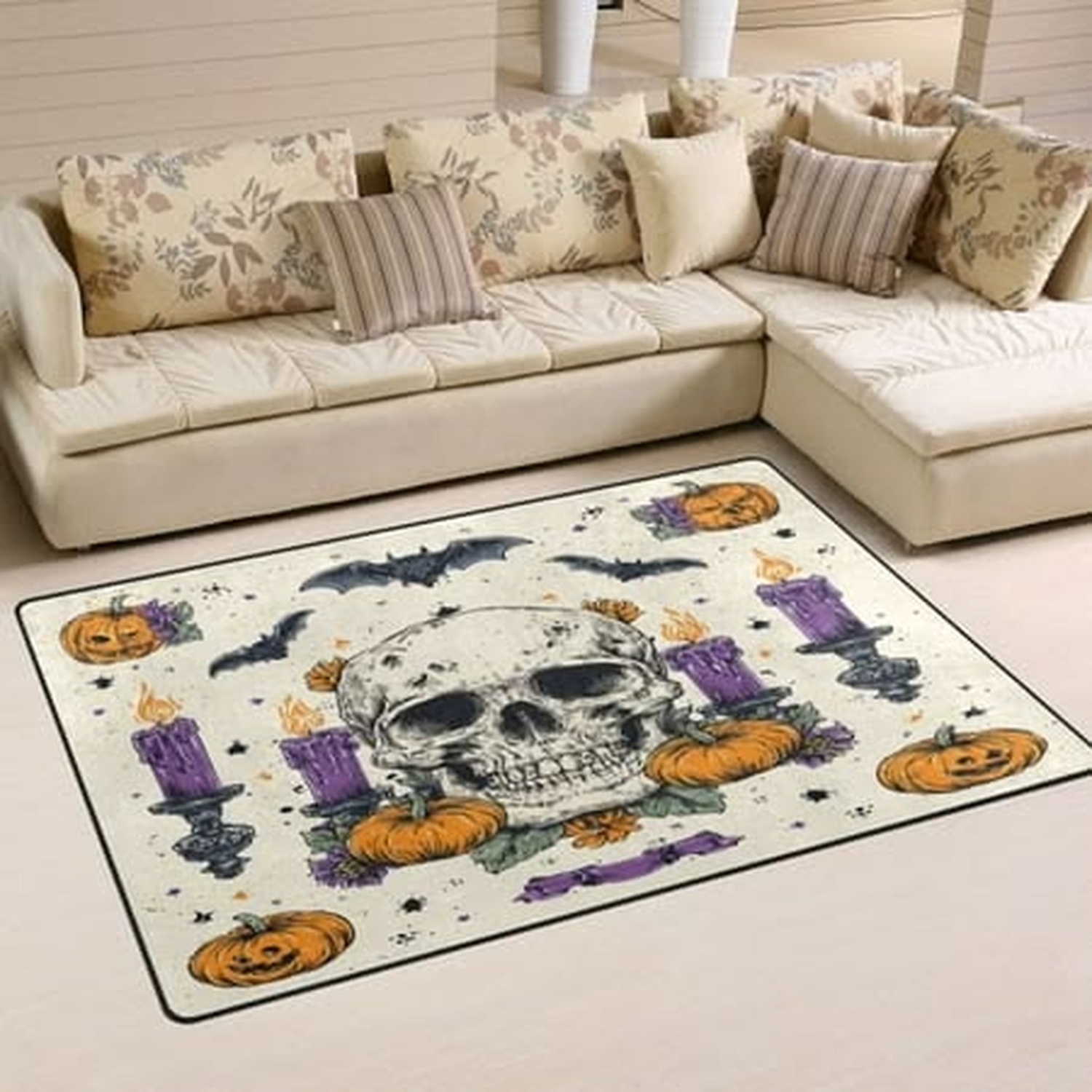 Home Textiles Design - Tapete Antiderrapante, Lavável, para Interiores, com