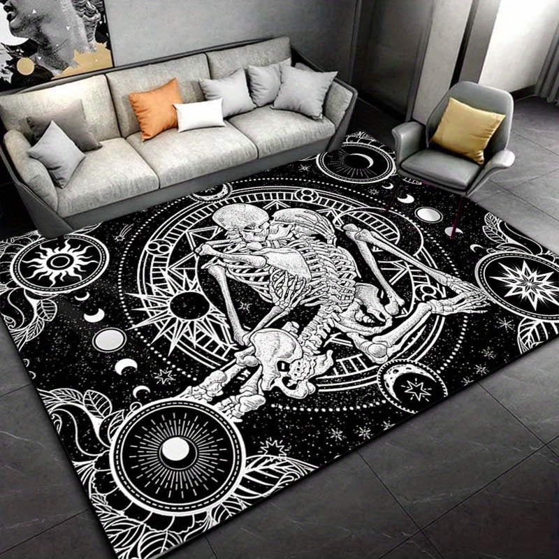 Home Textiles Design - Tapete de dança de esqueleto elegante