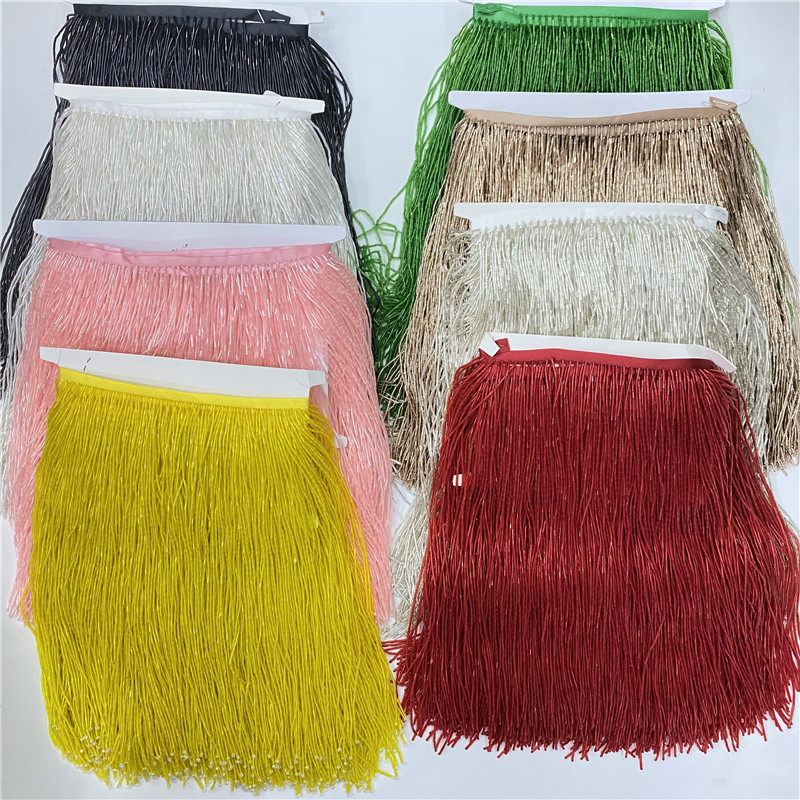 Lace Tassel Beads Franja para  - Quality Home Textiles avaliação e preço