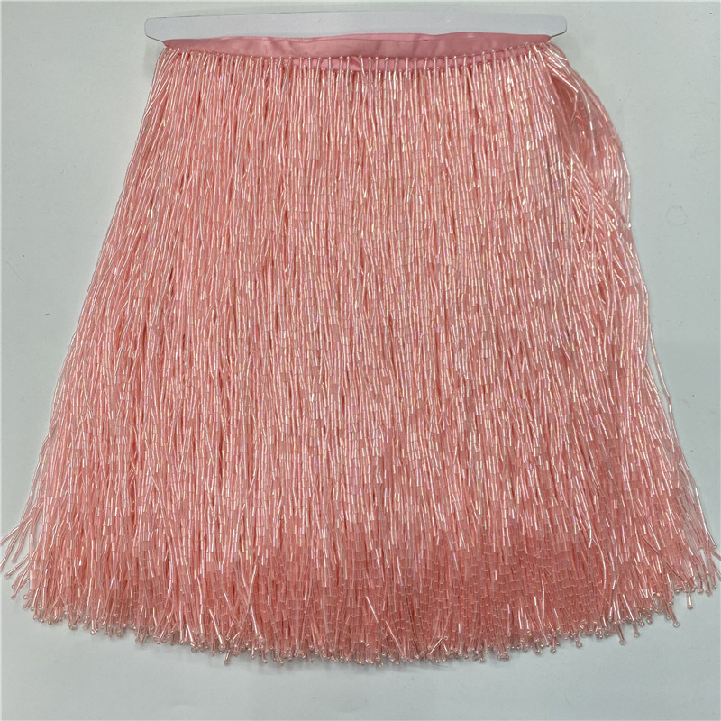 Lace Tassel Beads Franja para  - Quality Home Textiles avaliação e preço