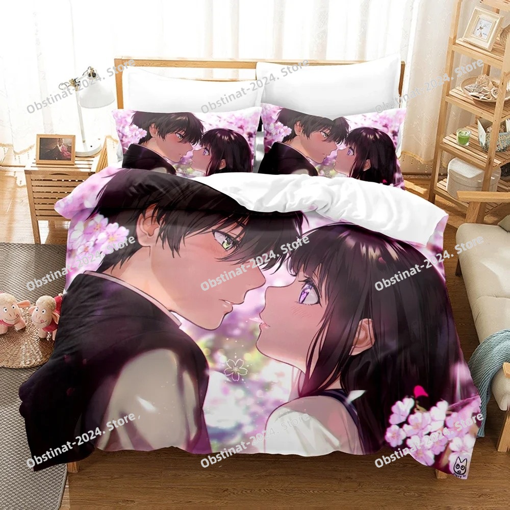 Anime frutas cesta conjuntos d - Linen Duvet Cover avaliação e preço