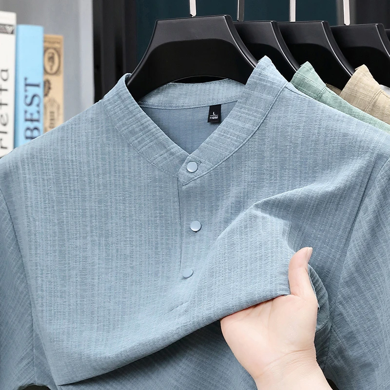 Camisa Masculina de Verão com  - Home Textile avaliação e preço