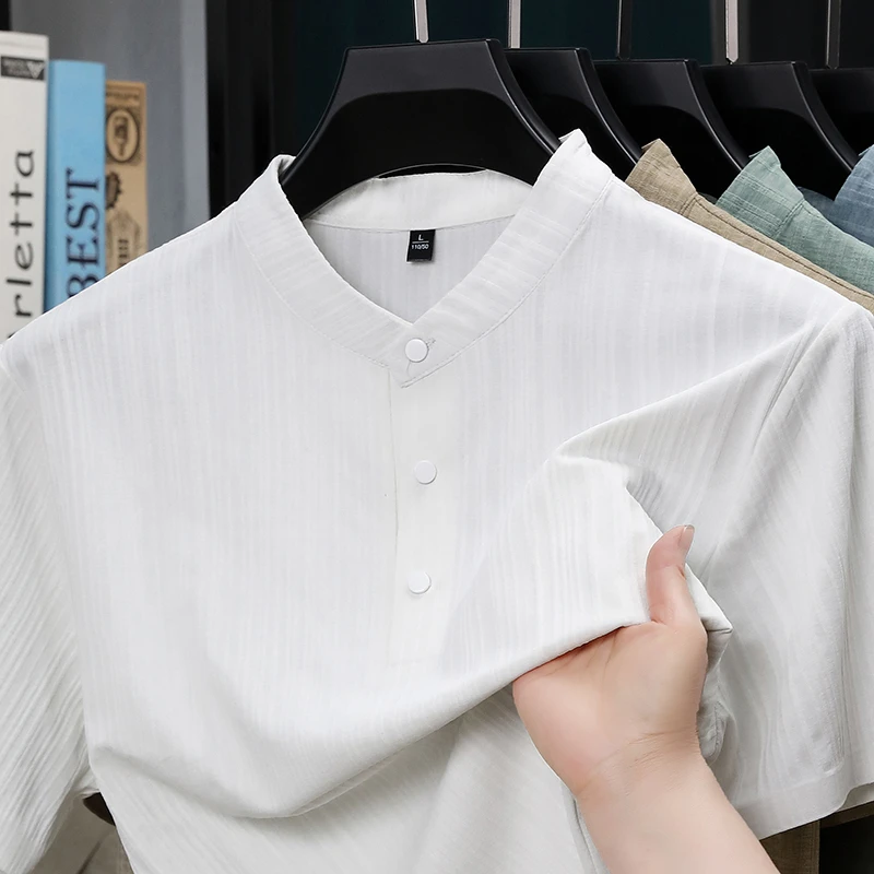 Camisa Masculina de Verão com  - Home Textile avaliação e preço