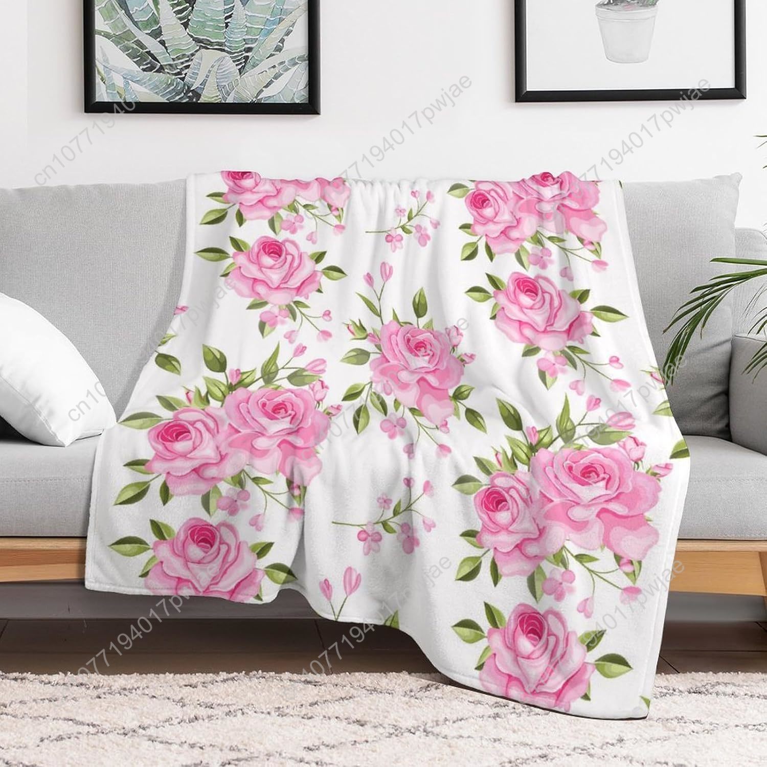Flor rosa lance cobertor decor - Quality Home Textiles avaliação e preço