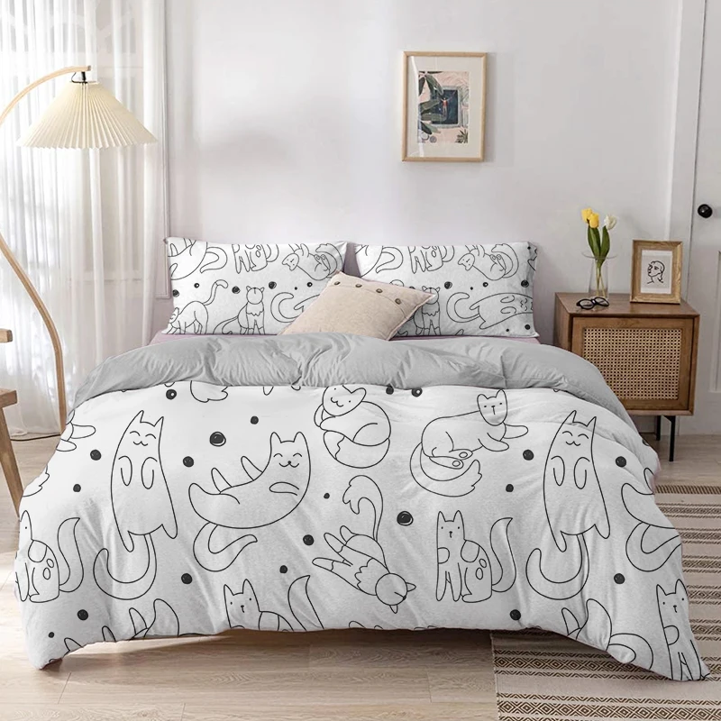 Animal Print Conjunto de cama  - Linen Duvet Cover avaliação e preço