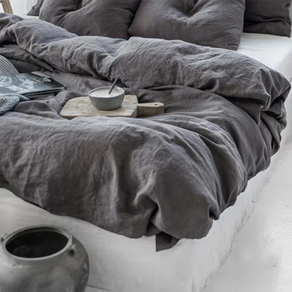 Capa de Edredom 100% Linho Est - Quality Home Textiles avaliação e preço