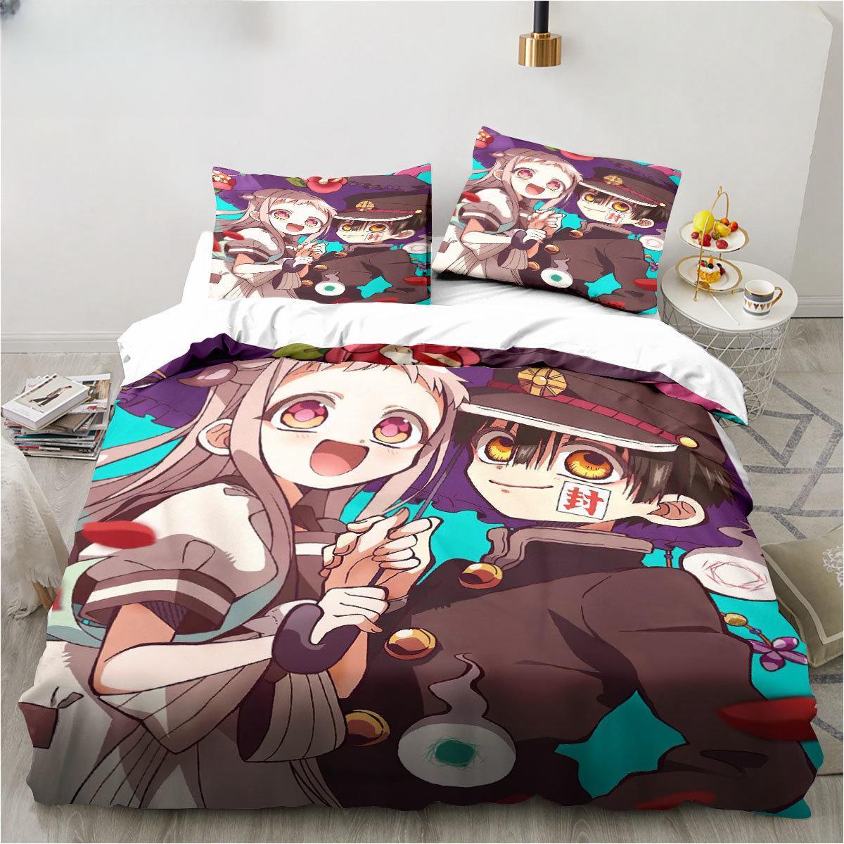 Anime toalete-bound hanako-kun - Linen Duvet Cover avaliação e preço
