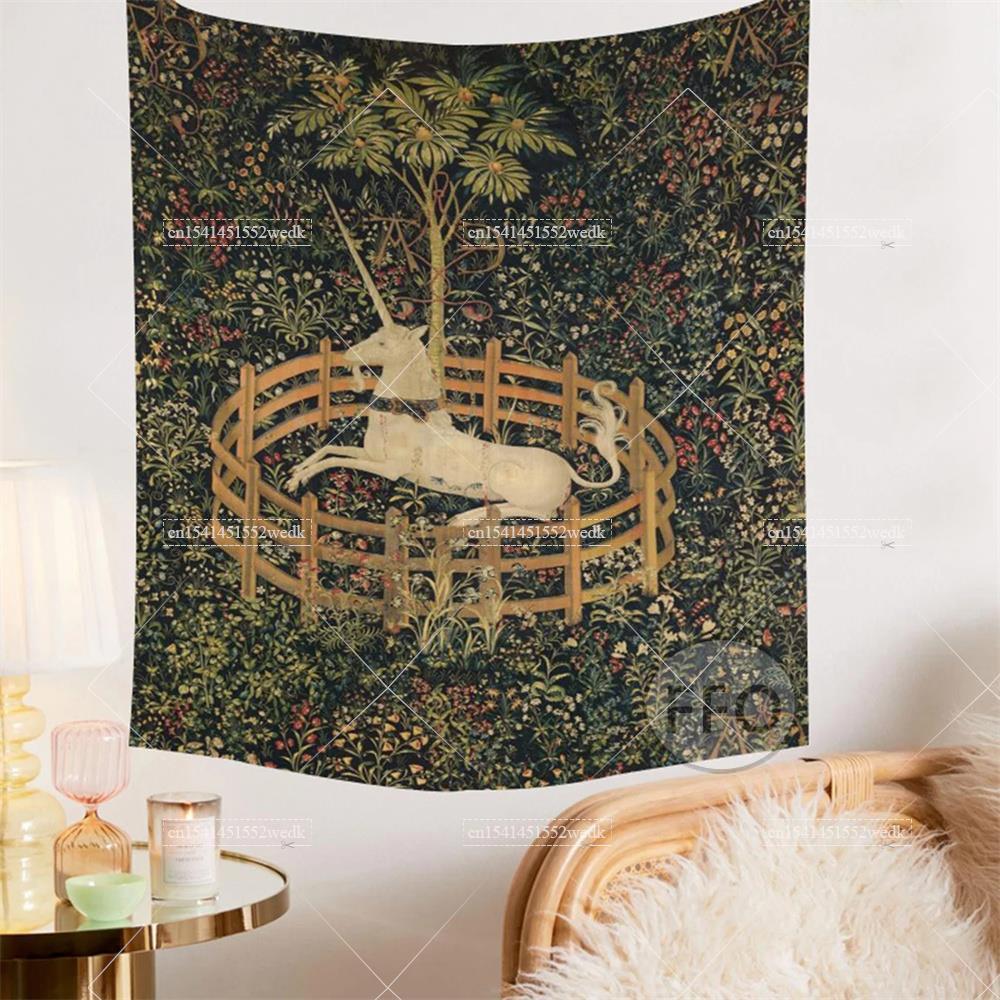 O unicórnio na tapeçaria de pa - Home Textiles Towel avaliação e preço