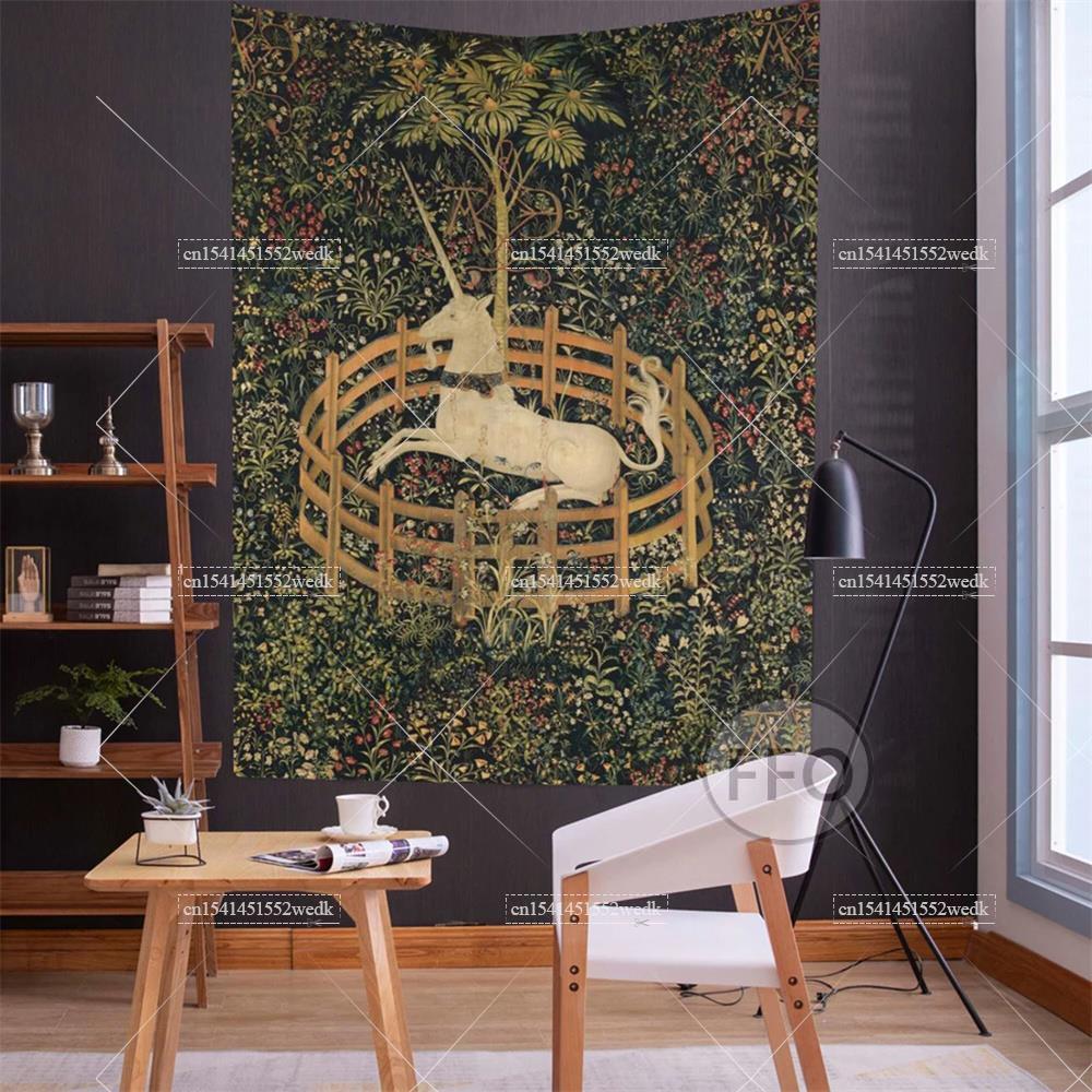 O unicórnio na tapeçaria de pa - Home Textiles Towel avaliação e preço