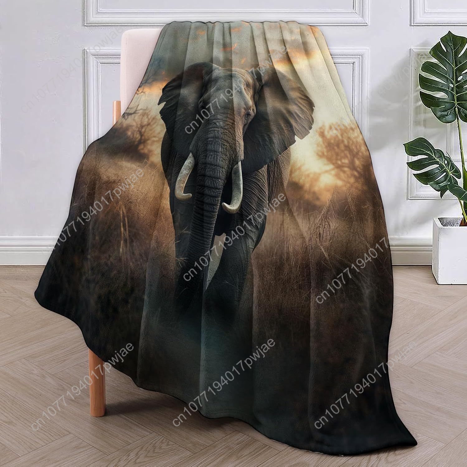 Cobertor de lã de elefante, ce - Quality Home Textiles avaliação e preço